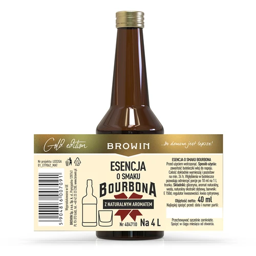 Esenca z okusom burbona za 4 L, 40 ml - 5