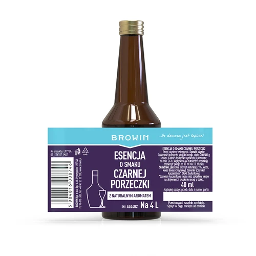 Esenca z okusom črnega ribeza z naravno aromo za 4 L - 40 ml - 6