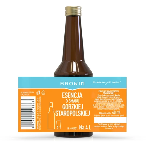 Esenca z okusom grenke staropoljske za 4 l - 40 ml - 6