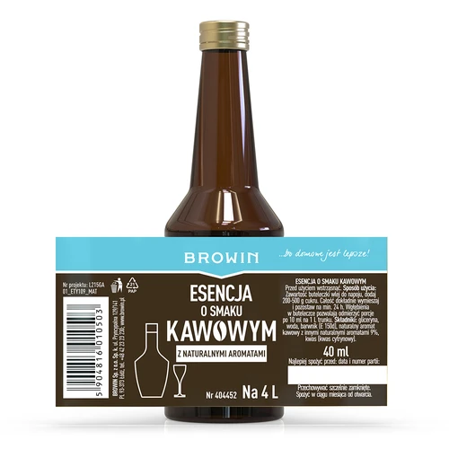 Esenca z okusom kave z naravnimi aromami za 4 l - 40 ml - 4