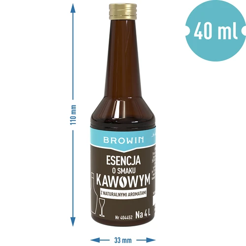 Esenca z okusom kave z naravnimi aromami za 4 l - 40 ml - 7