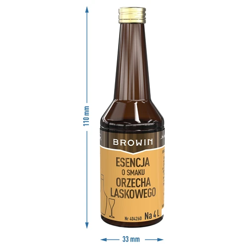Esenca z okusom lešnika za 4 L - 40 ml - 8