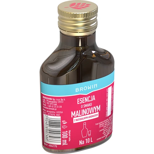 Esenca z okusom maline z naravno aromo za 10 L - 100 ml - 2