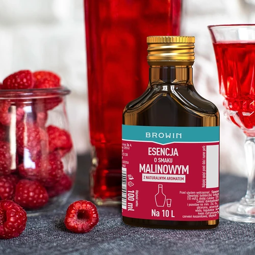 Esenca z okusom maline z naravno aromo za 10 L - 100 ml - 8
