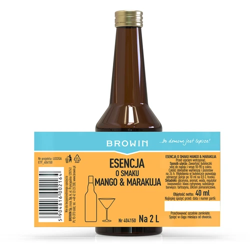 Esenca z okusom mango in marakuja za 2 L - 40 ml - 5
