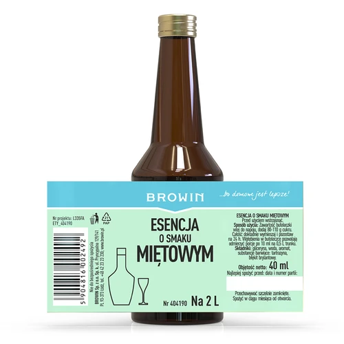 Esenca z okusom mete za 2 L - 40 ml - 4