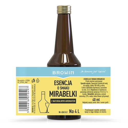 Esenca z okusom mirabele 40 ml - 4