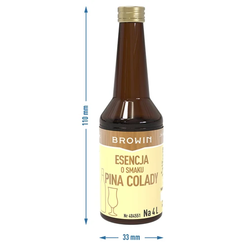 Esenca z okusom pina colade za 4 l - 40 ml - 8