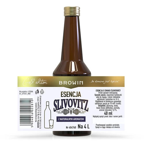 Esenca z okusom slivovke, za 4 L, 40 ml - 4