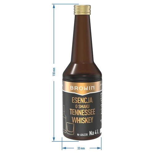 Esenca z okusom Tennessee viskija za 4 L - 40 ml - 8