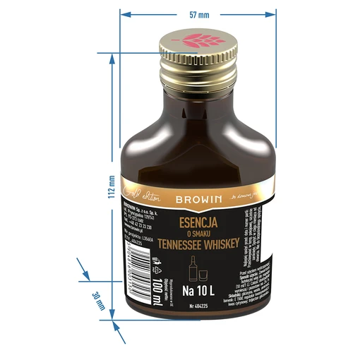 Esenca z okusom Tennessee Whiskey za 10 L - 100 ml - 6