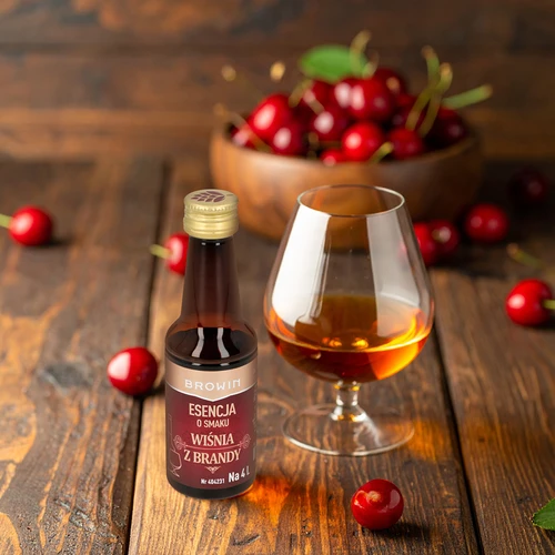 Esenca z okusom Višnja z brandyjem, 40 ml - za 4 L - 7