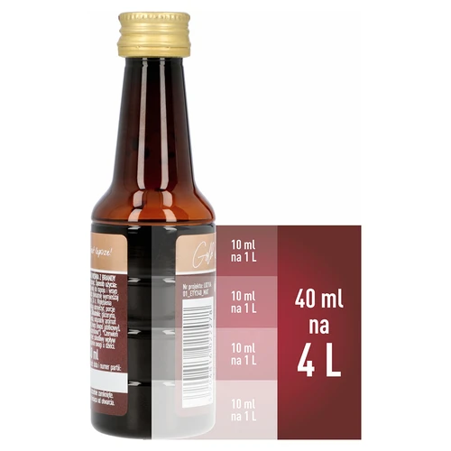 Esenca z okusom Višnja z brandyjem, 40 ml - za 4 L - 5