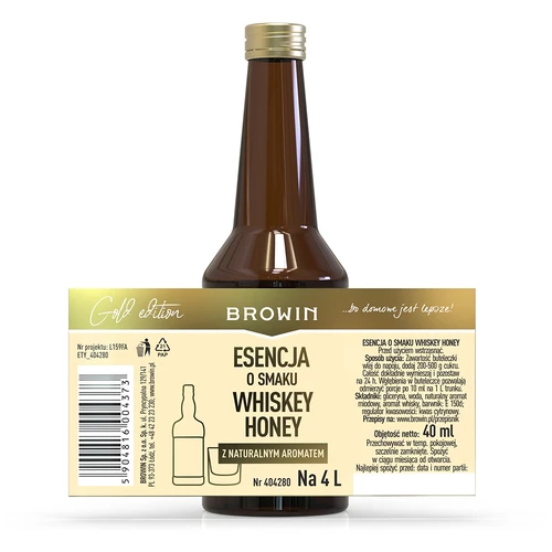 Esenca z okusom Whiskey Honey za 4 L - 40 ml - 7