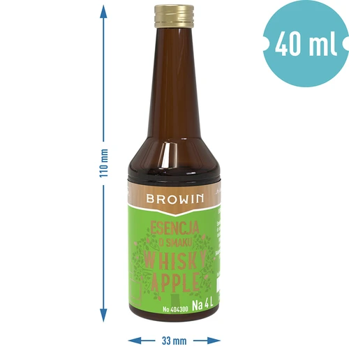 Esenca z okusom Whisky Apple - 40 ml, za 4 L - 7