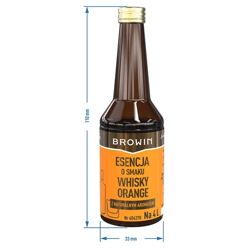 Esenca z okusom Whisky Orange za 4 L - 40 ml - 8