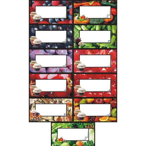 Etikete za ozimnico 84 mm/46 mm, samolepilne, 30 kosov.