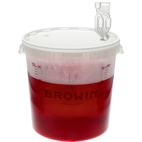 Fermentacijska posoda 30L s potiskom in 3 vrelimi vehami - 5