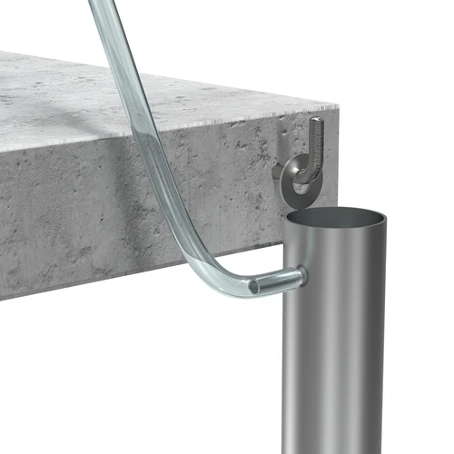 Filtracijski stolpec iz nerjavečega jekla, viseč, v kompletu pripomočki in aktivno oglje - 10