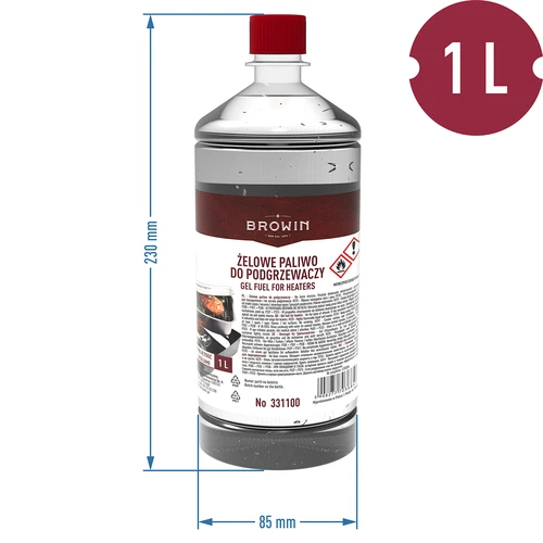 Gelno gorivo za grelce prekajevalnika 1 L - 2