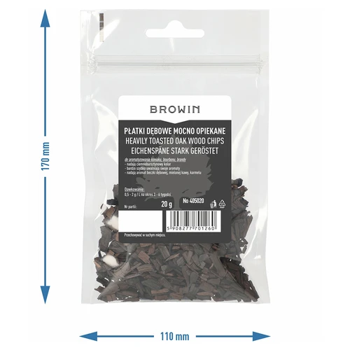 Hrastovi čipsi močno tostirani, 20 g - 7