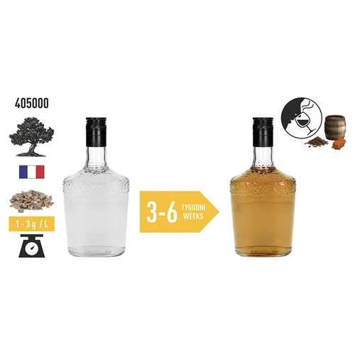 Hrastovi sekanci močno žgani, 20 g - 6