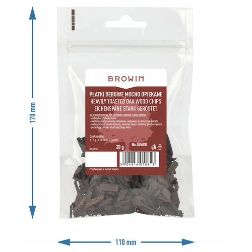 Hrastovi sekanci močno žgani, 20 g - 7