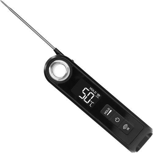 Infrardeči kuhinjski termometer, kompakten, z zložljivo sondo - 3