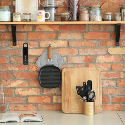 Infrardeči kuhinjski termometer, kompakten, z zložljivo sondo - 15