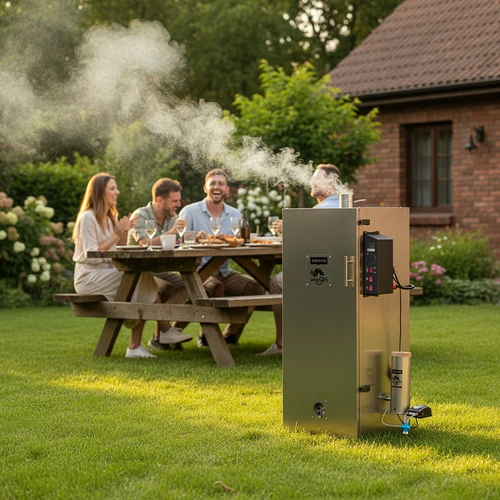 Jekleni prekajevalnik dragON 220 L – z digitalnim krmilnikom - 13