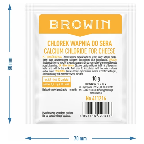 Kalcijev klorid za sir, 10 g - 11