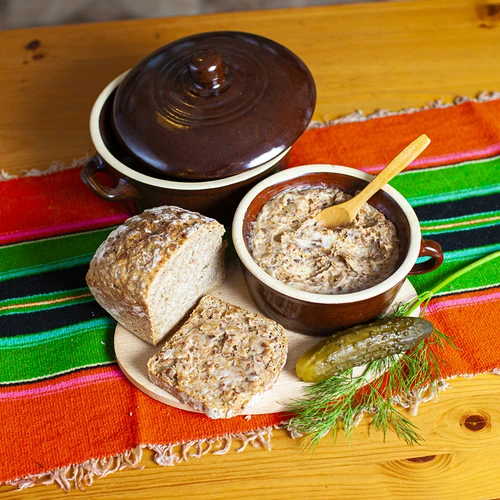Kamenina - lonec 0,5 L za svinjsko mast brez pokrova - 3