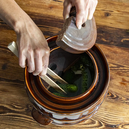 Kameninast pritisni kamen za sode, fi 22 cm - 7