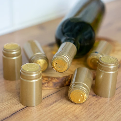 Kapsule s perforacijo zlate, premer 31 mm, 100 kos - 2