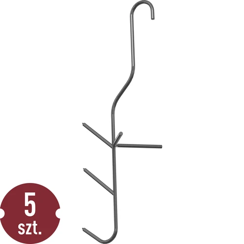 Kavlji za prekajevanje rib - trojni, 5 kosov.