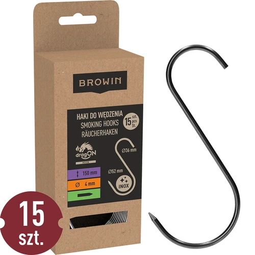 Kavlji za prekajevanje - S, nabrušeni 4 mm x 150 mm, 15 kos.  - 1 