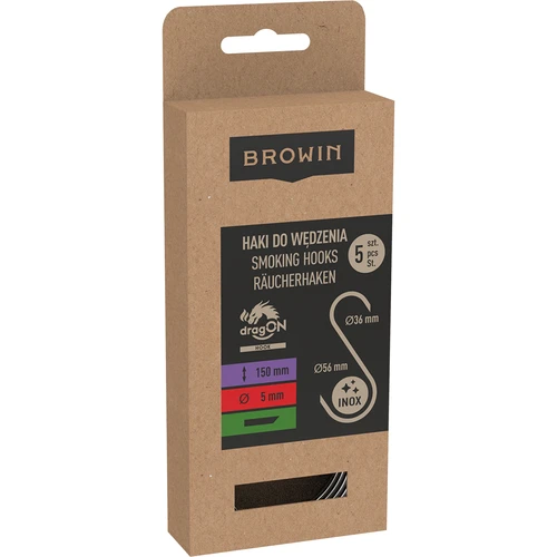 Kavlji za prekajevanje - S, odrezani pod 45° 5mm x 150mm 5 kosov - 3