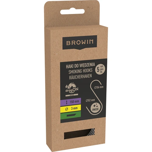 Kavlji za prekajevanje – S, rezani pod 45°, 3 mm x 150 mm, 5 kosov. - 3