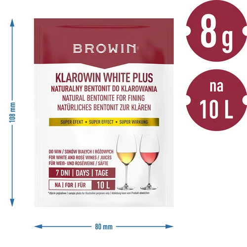 Klarowin White Plus - sredstvo za bistrenje 8 g - 5