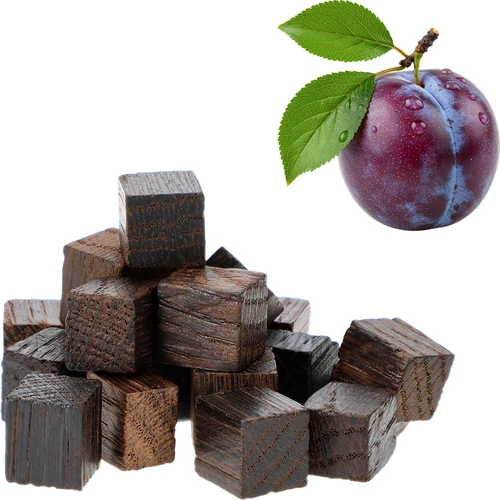Kocke iz francoskega hrasta, močno žgane, aromatizirane – Sliva, 20 g - 3