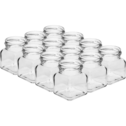 Komplet 12 x kozarec 120 ml + 30 etiket za označevanje začimb - 4