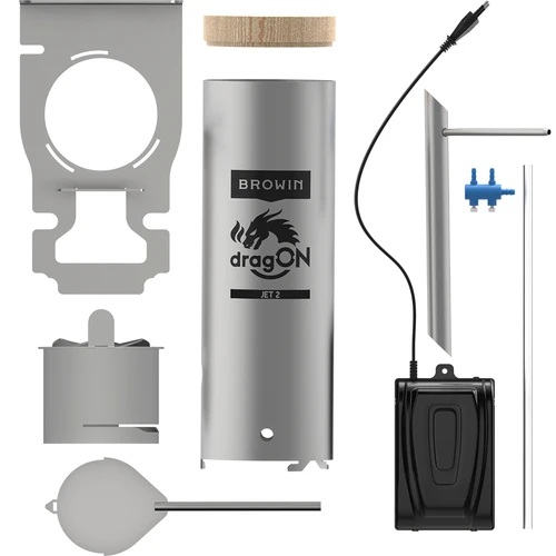 Komplet dragON za prekajevalnik - moduli IQ z Wi-Fi in dimni generator JET 2 LONG s pepelnikom - 7