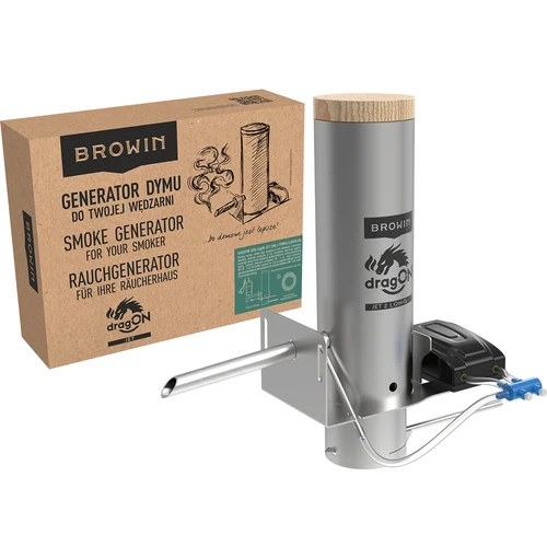 Komplet dragON za prekajevalnik – moduli IQ z Wi‑Fi in generator dima JET 2 LONG s pepelnikom - 23