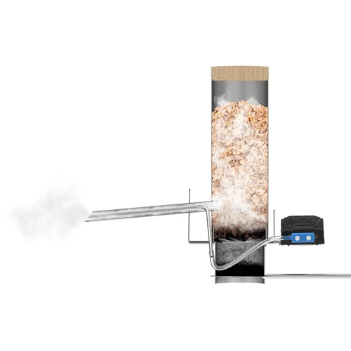 Komplet dragON za prekajevalnik – moduli IQ z Wi‑Fi in generator dima JET 2 LONG s pepelnikom - 9