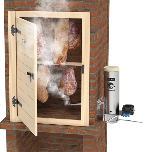 Komplet dragON za prekajevalnik – moduli IQ z Wi‑Fi in generator dima JET 2 LONG s pepelnikom - 19