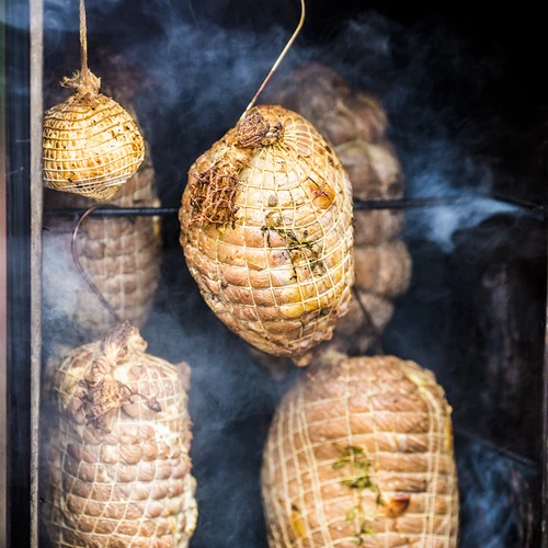 Komplet: električni prekajevalnik z generatorjem dima - 32