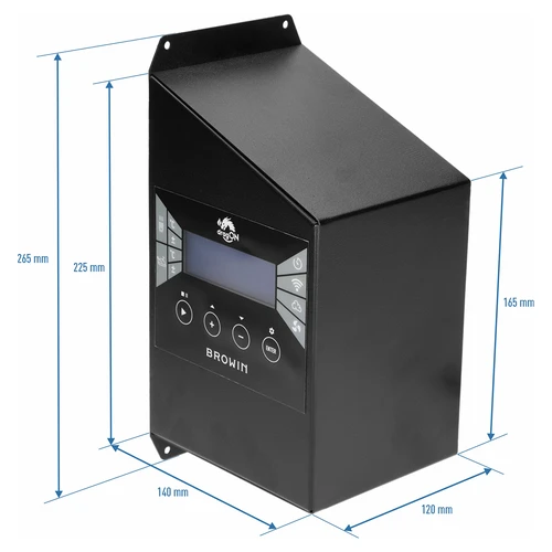 Komplet električnih modulov z Wi‑Fi krmilnikom – dragON IQ 1,5 kW, za vrtne prekajevalnice - 4