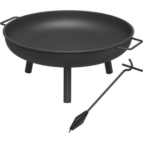 Komplet kurišče fi 58 cm in poker-držalo za kotliček ali pokrov litoželeznega lonca