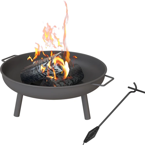 Komplet kurišče fi 58 cm in poker-držalo za kotliček ali pokrov litoželeznega lonca - 2