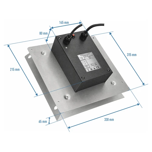 Komplet modulov s krmilnikom Wi‑Fi - dragON IQ 2,7 kW, za vrtne dimnice - 6